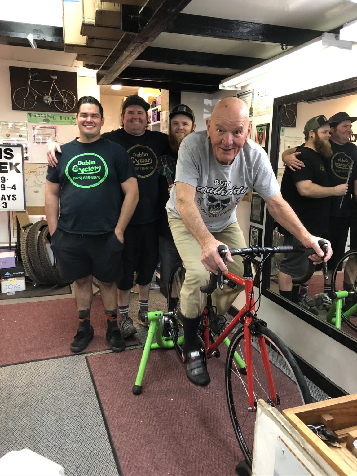 Bicycle shop in Dublin, CA selling bikes, repairs, and accessories.